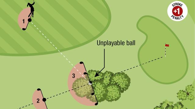 Unplayable ball